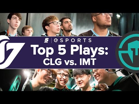 Top 5 Plays from Counter Logic Gaming vs. Immortals (2016 NA LCS)