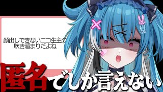 匿名でしか言えないVtuberに対して本当は思ってること・・・。