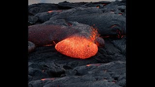 giant lava bubble pops! (super dangerous)