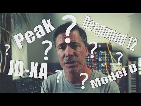 A Brief Synth Comparison - Novation Peak / Roland JD-XA / Behringer DeepMind / Model D