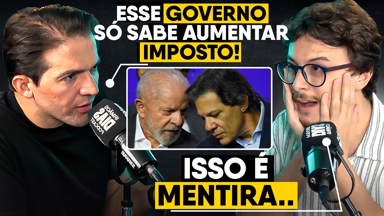 O BRASIL cobra POUCO IMPOSTO? - CORTEZ E RUBINHO