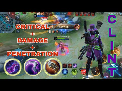 CLINT BEST BUILD SAVAGE!!! 🔥 | Mobile Legends Bang Bang
