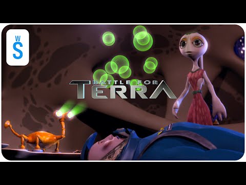 Battle for Terra (2007) | Scene: Mala saves the pilot, a human named Lieutenant James "Jim" Stanton