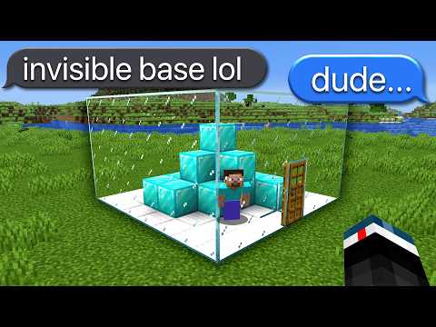 I tested your TERRIBLE secret base ideas