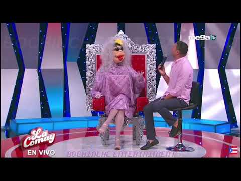 La Comay (Mega TV) Blooper De Angelique La Burbu En Pégate Al Mediodía De Wapa TV