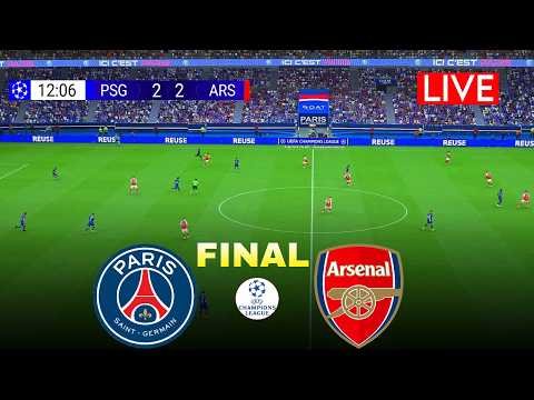 🔴 THE FINAL: PSG VS ARSENAL | CHAMPIONS LEAGUE | SIMULATION GAMEPLAY