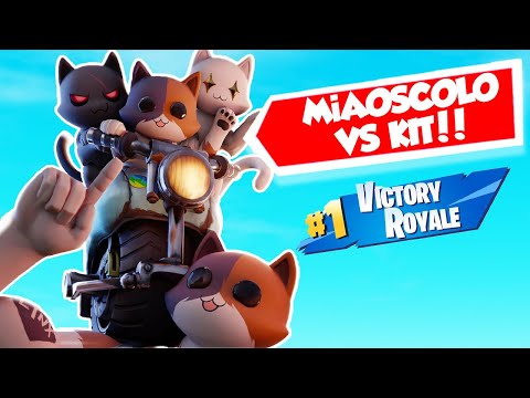 COSA SUCCEDE SE MIAOSCOLO INCONTRA KIT? *FORTNITE BATTLE ROYALE*
