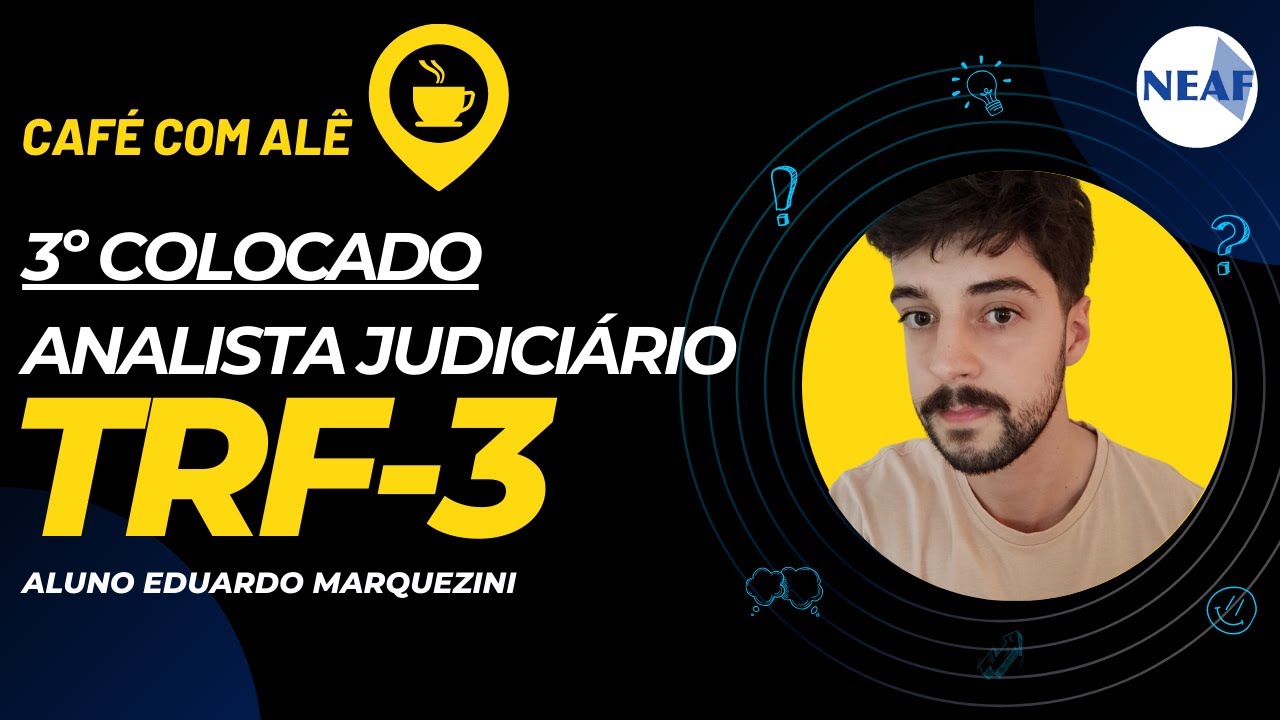 Entrevista Com o Aluno Eduardo Marquezini | 3º colocado Analista Judiciário TRF3