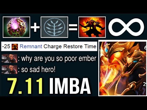 WTF Non-Stop Fire Remnant Imba Ember OC Most Cancerous Build Epic Comeback vs Trash Talk Dota 2