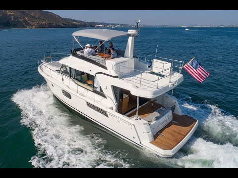 2021 Beneteau Swift Trawler 41 Walk Through, Customer delivery, and Running in San Diego.