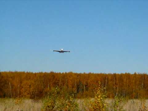 A380 in Russia. The first landing. Domodedovo.