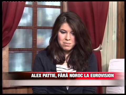 Alex Pattie, fără noroc la Eurovision