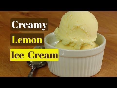 Creamy Lemon Ice Cream | Rockin Robin Cooks