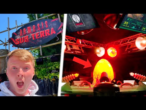 Riding NEMESIS SUB-TERRA for the FIRST TIME!! - Alton Towers