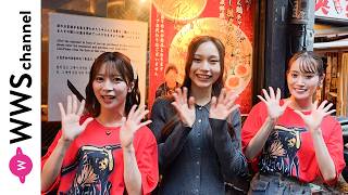 元NGT48・川越紗彩、渋谷で麺屋武蔵　武骨外伝をレポート！アンバサダーのTiiiMO・ぴてぃ♡、みまにインタビュー。