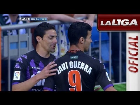 Gol de Óscar (0-1) en el Real Madrid - Real Valladolid - HD