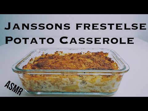 How to  make Janssons frestelse (Swedish Potato casserole) | Cooking ASMR | Cooking With Jiaojiao