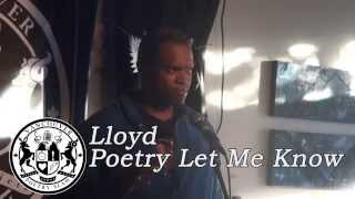 Lloyd - Poetry Let Me Know