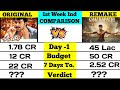 ORIGINAL Chatrapathi 2005 vs REMAKE Chatrapathgi 2023 movie 1st week ind comparison video।।