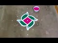 Vaigasi madham colour kolam designs|7 dots pandaga muggulu|color rangoli |flower kolam|poo kolam