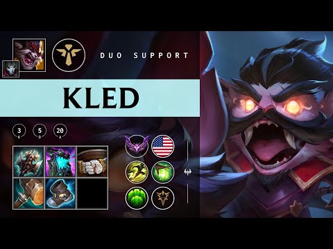 Kled Support vs Leona - NA Master Patch 25.22