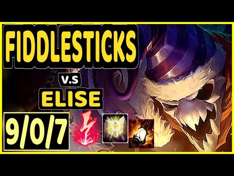 DARDOCH (FIDDLESTICKS) vs ELISE - 9/0/7 KDA JUNGLE GAMEPLAY - NA Ranked GRANDMASTER