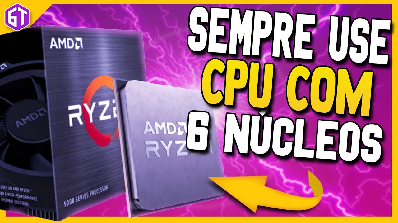 A MELHOR Escolha Pra JOGOS, Processador de 6 Núcleos Vs 4 Núcleos e 8 Threads