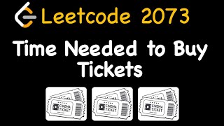 YouTube video 'Leetcode 2073: Time Needed to Buy Tickets'
