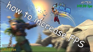 2019 REALM ROYALE: HOW TO INCREASE FPS