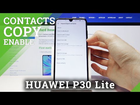 How to Copy Contacts in HUAWEI P30 Lite – Transfer Contacts