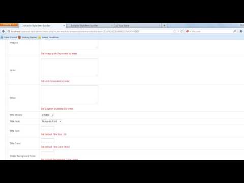 Amazon Style Item Scroller Opencart Module