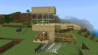 Minecraft: how to build a one-person house #minecraft #minecraftvideo