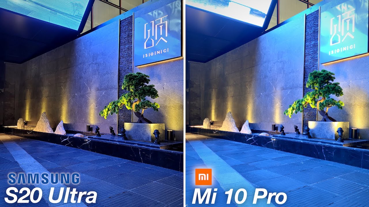 Xiaomi Mi 10 Pro vs Samsung Galaxy S20 Ultra - NIGHT MODE CAMERA COMPARISON