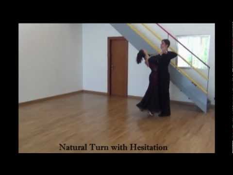 Quickstep. Natural Turn with Hesitation