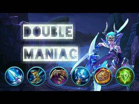 Mobile Legend - Crazy Karina do 2 Maniac ALMOST SAVAGE !! 40 / 0 / 4