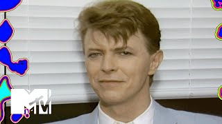 David Bowie Talks ‘Labyrinth’ Backstage At Live Aid | MTV News