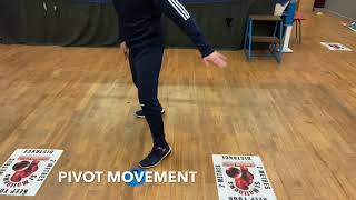 Footwork techniques  ( Advanced Novice footwork drill )