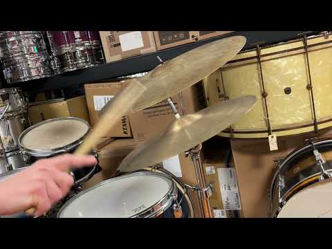 1930-40s A. Zildjian 13 3/4" First Stamp Cymbal 500g image 5