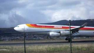 preview picture of video 'AIRBUS 330 TENERIFE LOS RODEOS'