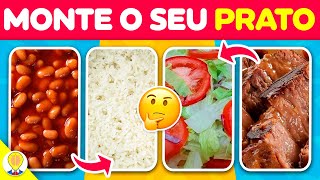 🍽️ MONTE O SEU PRATO DE COMIDA 😋  | Jogo das Escolhas | Edição Comidas