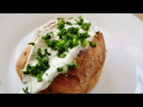 Rezept: Backkartoffeln mit Sour Cream Dip selber machen / How to make Sour Cream / Baked Potato