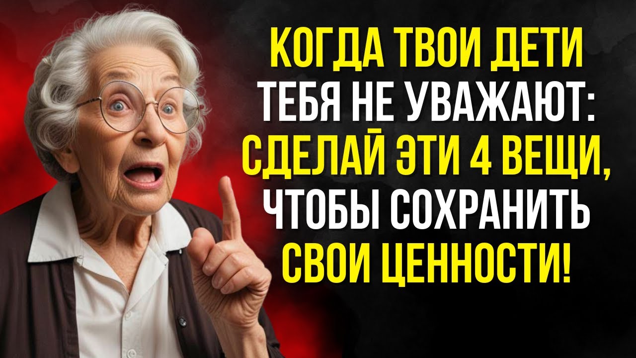 Когда твои дети тебя не уважают, сделай эти 4 вещи, чтобы защитить свои ценности!