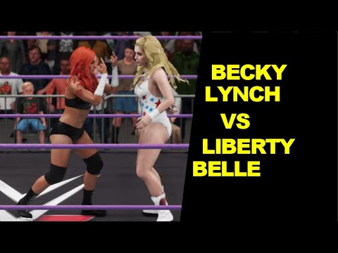 WWE/GLOW Becky Lynch vs Liberty Belle