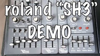 Video thumbnail for Roland SH3 Analog Synthesizer Demo by Guitar Media