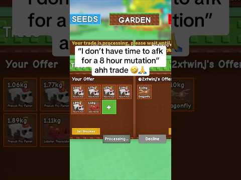 I TRADED 6 DIVINE PETS FOR 1 GODLY DRAGONFLY😱⁉️ #growagarden #roblox #gag