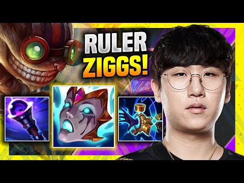 RULER IS READY FOR ZIGGS! - GEN Ruler Plays Ziggs ADC vs Ashe! | Season 11