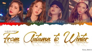 MAMAMOO (마마무)_&#39;From Autumn to Winter (가을에서 겨울로) (Intro)&#39;_Lyrics [Color Coded_Han_Rom_Eng]