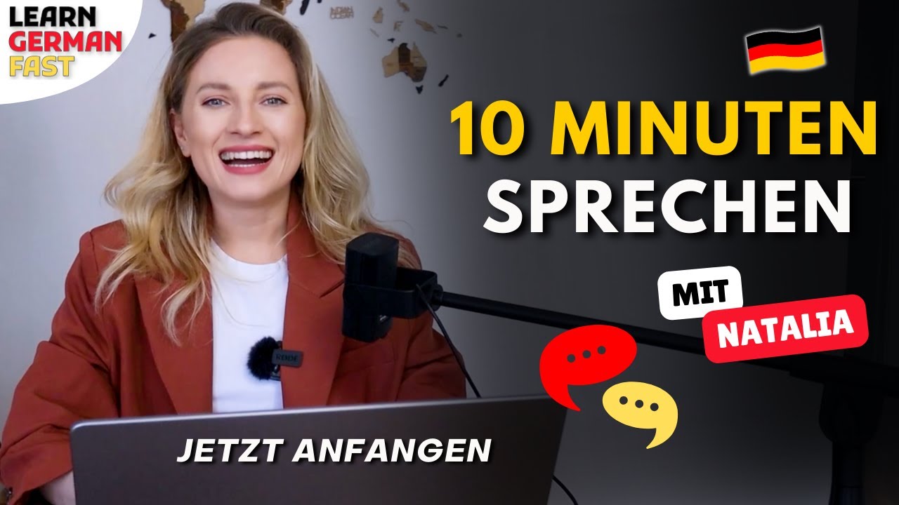 So kannst du dein Sprechen verbessern 🔥 (Dialoge mit MIR jeden Tag) - Learn German Fast