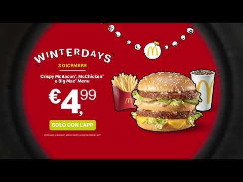 Il Grinch oggi propone un Crispy McBacon®, McChicken® o Big Mac® Menu a 4,99€!
