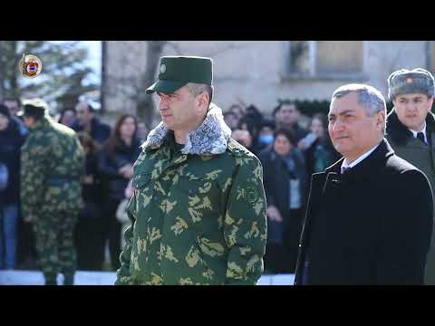 Solemn swearing-in ceremony of the recruits in the RA NSS Border Guard Troops